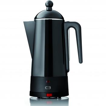 C3 30 – 30254 Diseño percolador Eco 2 – 6 tazas, acero inoxidable, lacado negro