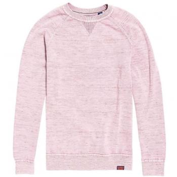 Superdry Jersey Garment Dyed Rosa Hombre L Rosa