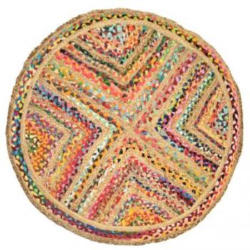Alfombra Redonda Marrón 1x90cm Origen Home Decor