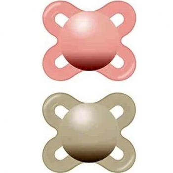 MAM Chupete Start Nano Caucho 0-2M Rosa 2uds