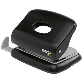 Rapid Locher Eco, schwarz/lichtgrau, Stanzleistung: 20 Blatt