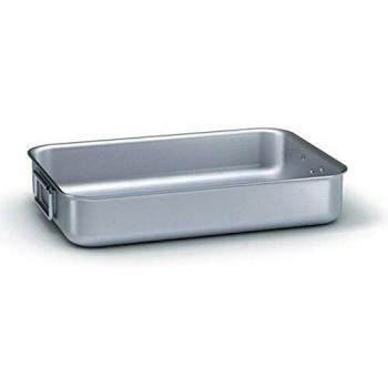 Rostiera Profesional Ballarini 25 cm de Aluminio Natural Gris Serie 7000