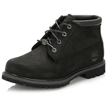 Timberland Nellie Mid Lace-Up Waterproof Chukka Boot for Women in Black, Size: 4