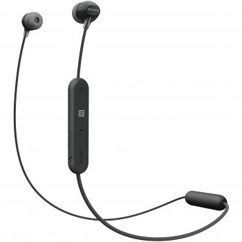 Sony WI-C300, Auriculares, Inalámbrico, Tamaño Único, Negro