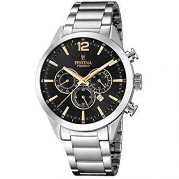 Festina Reloj Cronógrafo para Hombre de Cuarzo con Correa en Acero Inoxidable F20343/4