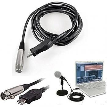Tenflyer HDE 10 pies / 3m XLR hembra a USB 2.0 Instrumentos Cable / MicrÃ³fonos