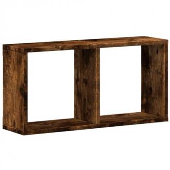 Gabinete en forma de pared 60x16x30 cm Roble ahumado de madera multicapa
