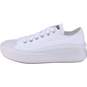 Converse - Zapatillas casual de mujer Chuck Taylor Move Carry Over Baja Lona Blanco
