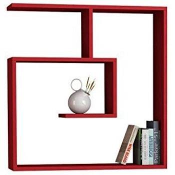 Best Seller Living Estantería De Pared Laby Rojo