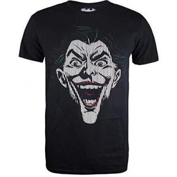 DC Comics Joker Lines Camiseta, Negro