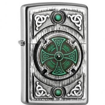 Zippo Encendedor, Cromado, Satin Finish