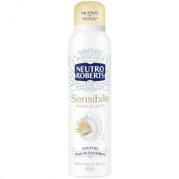 Neutro Roberts Oat and Milk Deodorant Spray 150 ml with 48-Hour Effect