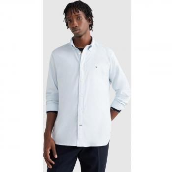 Camisa de hombre Tommy Hilfiger de la colección 1985 TH Flex azul