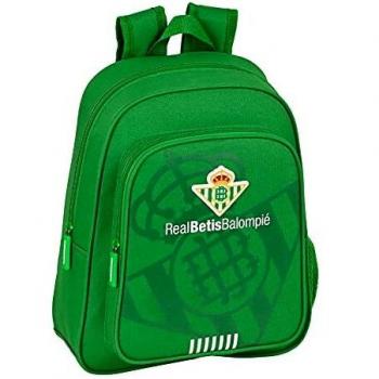Safta Mochila Infantil de Real Betis Balompié, 280x100x340 mm, Verde