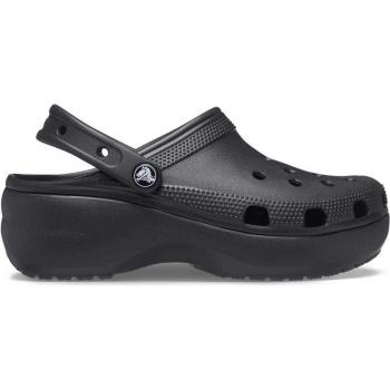 Crocs Women's Classic Platform Clog - Black, Size UK 9 (W11)