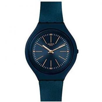 Swatch Reloj Analógico para Mujer de Cuarzo Suizo con Correa en Silicona SVUN109