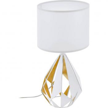 Lámpara de mesa Vintage Eglo Carlton 5 - Blanco