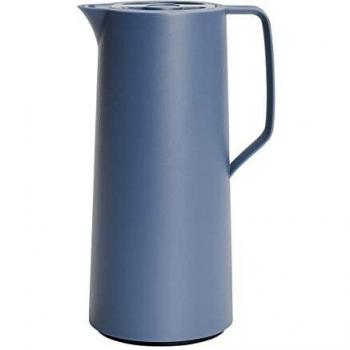 Jarra Térmica Emsa Motiva, 1 L, Azul Norte, Tapa Quick-Press, Un Solo Manejo, 12h Caliente/24h Frío, Con Colbón de Vidrio