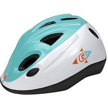 GES Dokky Casco, Unisex bebé, Blanco y Verde, 47-53