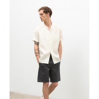 Ecoalf - Camisa Sutaralf blanco de algodón orgánico para hombre