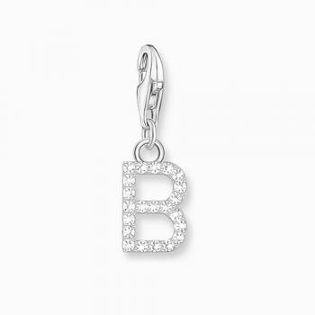 Colgante Charm Mujer Letra B en Plata de Ley 925 con Zirconia Blanca - Thomas Sabo 1942-051-14