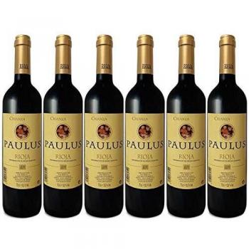 Paulus Vino Tinto Crianza - D.O.C Rioja Botellas 6 x 750 ml - Total: 4500 ml