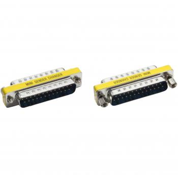 Adaptador Mini Gender Changer 25 pines Sub D a 25 pines Sub D (0.10 m)