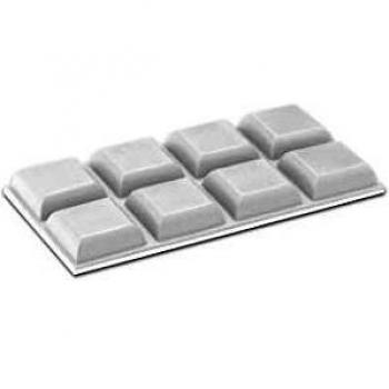 Inofix M41525 - Tope multiuso adhesivo 16x16 2090 blanco