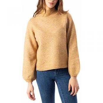 Vila Clothes Suéter Mujer Large Beige