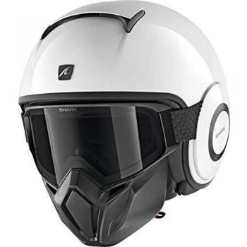 Casco de Moto Shark Street Drak Blanco WHU, Talla S
