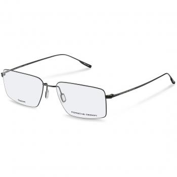 Porsche Design P8750 A Gafas Recetadas para Hombre Negras con Armazones Negros y Lentes de 57