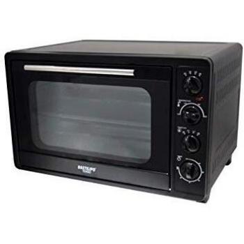 Bastilipo Milan Black - Horno de cocina - electrico - sobremesa - convección multifunción de 55 litros - 2200W - Color negro