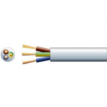 MERCURY 3 Cables eléctricos básicos de Red 3183Y de PVC | 100m Flex Batería Blanca