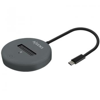 Aisens ASUC-M2D014-GR Docking Station USB-C 3.1 Gen 2 para SSD M.2 SATA/NVMe - Gris