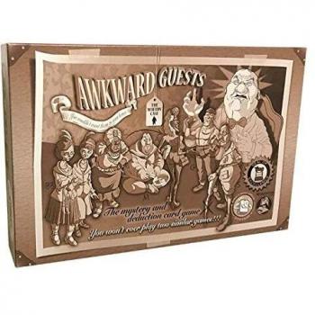 Megacorping- Incómodos Invitados Juego de Mesa, Color Sepia
