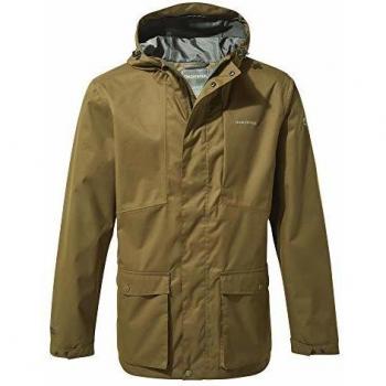 Craghoppers Kiwi Classic Chaqueta Impermeable, Hombre, Verde Oscuro, Small