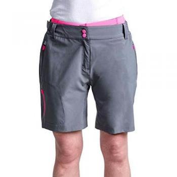 Trespass Edgar Pantalón Corto, Mujer, Gris