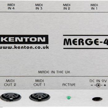 Kenton MIDI Merge Box 4 In 2 Out