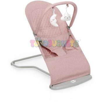 Hamaca bebé Lullaby ergonómica con arco de actividades - rosa