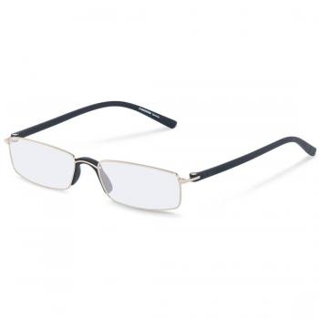 Rodenstock R2640 B Men's Eyeglasses Silver Size +1.00 (Frame Only) - Blue Light Block Available