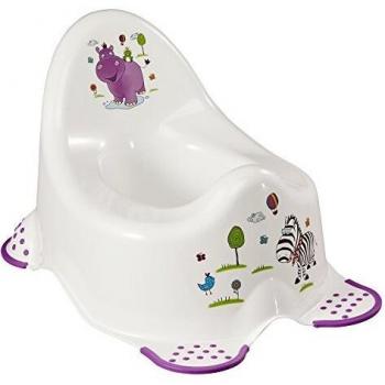 keeeper Orinal Hippo, De 18 Meses a 3 Años, Antideslizante, Adam, Hippo Blanco