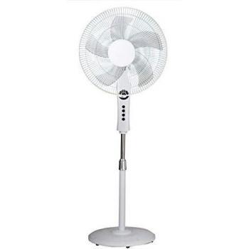 INFINITON VENTILADOR DE PIE BN-R54 Blanco – 3 Velocidades – 5 Aspas – 45cm de Diametro – Oscilante