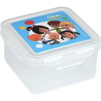 Fiambrera Cleo & Cuquin 'Good Night' 13x7,5x13cm Safta Porta Comidas con Diseño Moderno Compacto y Aislamiento Superior - Licencia Oficial Alta Durabilidad