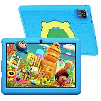 Tablet para Niños 10 Pulgadas, HotLight Tablet Niños con Control Parental, 32GB+128GB SD Expansión, Kidoz Preinstalado, 6000mAh, WiFi, Tipo C, Tablet Educativa con Funda Protectora