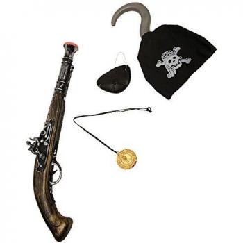 Desconocido My Other Me - Pistola pirata con parche y garfio, talla única