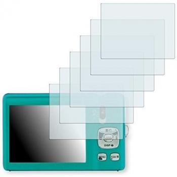6 x protectores pantalla Golebo para Praktica Luxmedia 14-Z4TS. Lámina protectora adhesiva invisible Crystal Clear. Fabricado en Alemania.