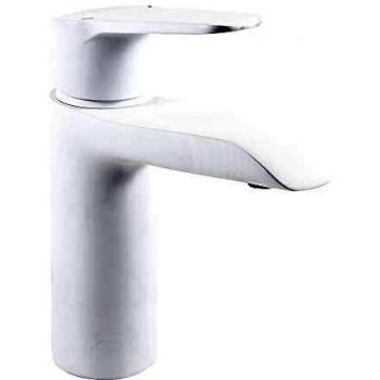 Clever 60712 Grifo de Lavabo Monomando 100Mm, Elegance, Blanco