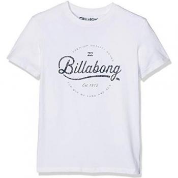 Billabong Boys 'Outfield camiseta de manga corta, Niños, Outfield Short Sleeve, blanco, talla 14