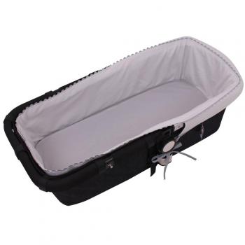 Tititnins® - Funda Capazo Velcro compatible con Bugaboo Camaleon 2 y 3 Plus PIQUE GRIS.Gris - Acolchado Transpirable-
