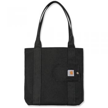 Carhartt Bolsa Vertical Open Tote Negra, tamaño único, utilidad